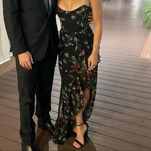 Katie May black floral dress